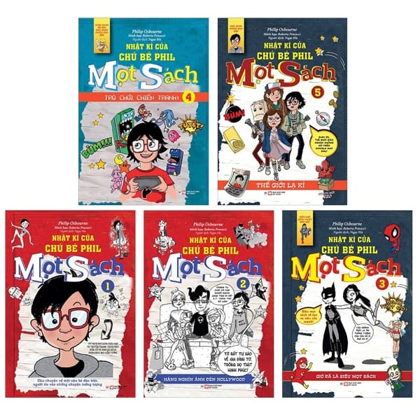 Sách Bộ Sách Mọt Sách Phiên Bản Gốc: Nhật Ký Của Chú Bé Phill (Bộ - Philip Osbourne