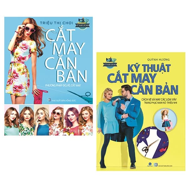 Sách Bộ Sách Kỹ Thuật Cắt May Căn Bản + Cắt May Căn Bản (Bộ 2 Cuố - Nhiều Tác Giả