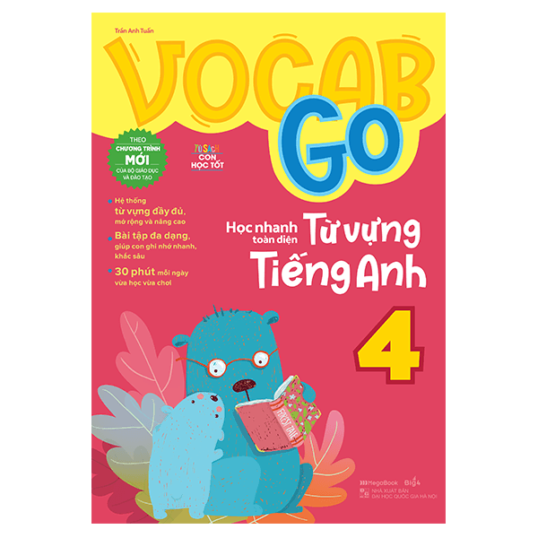 Sách Vocab Go Học Nhanh Toàn Diện Từ Vựng Tiếng Anh 4 - Trần Anh Tuấn