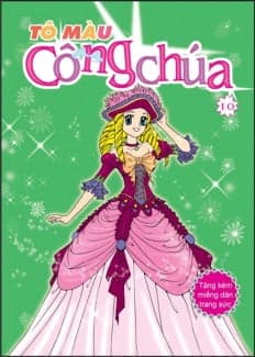 Sách Tô Màu Công Chúa (Tập 10) - Tặng Kèm Miếng Dán Trang Sức