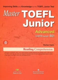 Sách Master TOEFL Junior - Advanced Level B2 (Kèm CD) - Richie Hahn