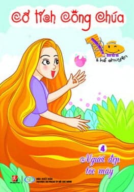 Sách Tô Màu Cổ Tích Công Chúa - Tập 4: Người Đẹp Tóc Mây - Nhóm Tác Giả