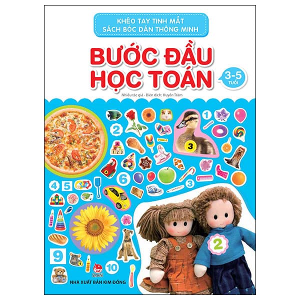 Sách Khéo Tay Tinh Mắt - Sách Bóc Dán Thông Minh - Bước Đầu Học Toán ( - Minh Minh