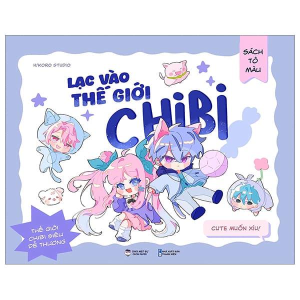 Sách Sách Tô Màu - Lạc Vào Thế Giới Chibi - H!koro Studio