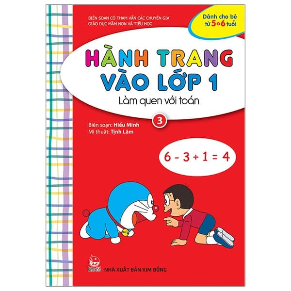 Sách Hành Trang Vào Lớp 1 - Làm Quen Với Toán - Tập 3 (Tái Bản 2024) - Hiếu Minh