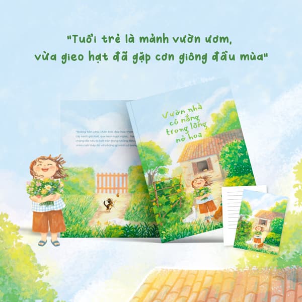 Sách Vườn Nhà Có Nắng Trong Lòng Nở Hoa - Tặng Kèm Postcard - Thảo Nguyên