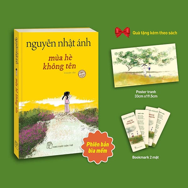 Sách Mùa Hè Không Tên - Tặng Kèm Bookmark 2 Mặt + Poster Tranh - Nguyễn Nhật Ánh