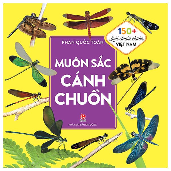 Sách Muôn Sắc Cánh Chuồn - 150+ Loài Chuồn Chuồn Việt Nam - Quốc Nam