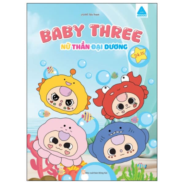BabyThree Sách Tô Màu Nữ Thần Đại Dương - @LANT