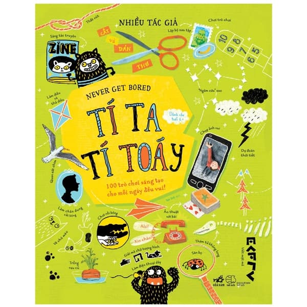 Sách Never Get Bored - Tí Ta Tí Toáy