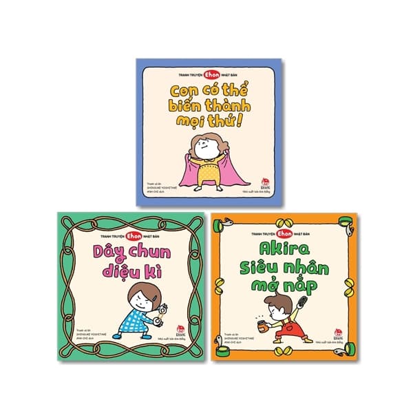 Sách Boxset Tranh Truyện Ehon Nhật Bản - Con Có Thể Biến Thành Mọi Thứ - Thanh Thanh
