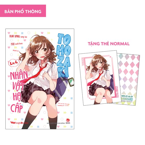 Sách Nhân Vật Hạ Cấp Tomozaki - Tập 4 - Tặng Thẻ Normal - Yuki Yaku