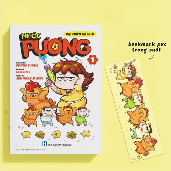 Truyện Tranh Nhóc Pương - Tập 1 - Đại Chiến Gà Nhà - Tặng Kèm Bookmark - Pương Pương