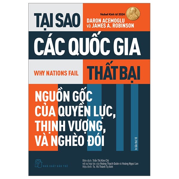 Sách Tại Sao Các Quốc Gia Thất Bại (Tái Bản 2024) - Daron Acemoglu