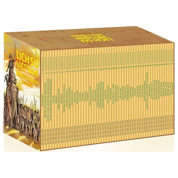 Sách Boxset Lịch Sử Việt Nam Bằng Tranh Trọn Bộ (Hộp 56 Cuốn)