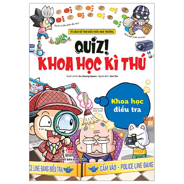Sách Quiz! Khoa Học Kì Thú - Khoa Học Điều Tra - Kim Ân