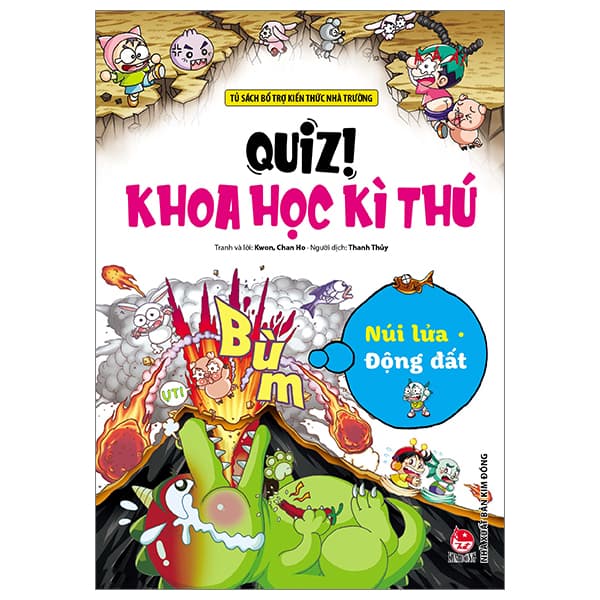Sách Quiz! Khoa Học Kì Thú - Núi Lửa Động Đất (Tái Bản 2024) - Kwon