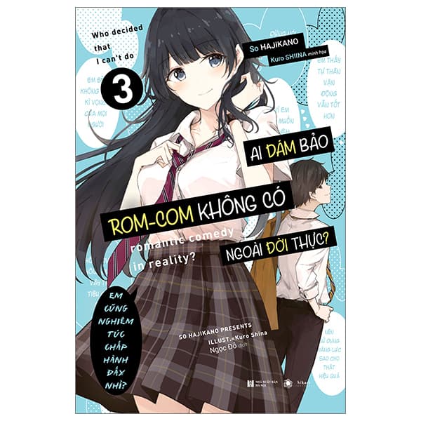 Sách Ai Dám Bảo ROM-COM Không Có Ngoài Đời Thực? - Tập 3 - So Hajikano