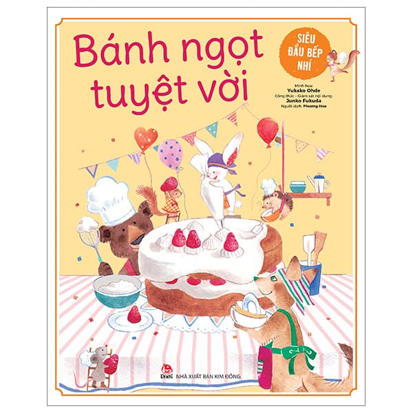 Sách Siêu Đầu Bếp Nhí - Bánh Ngọt Tuyệt Vời - Junko Fukuda
