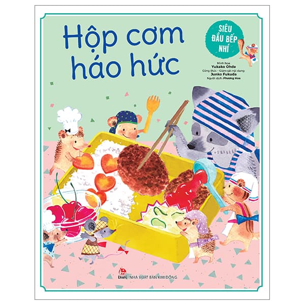 Sách Siêu Đầu Bếp Nhí - Hộp Cơm Háo Hức - Junko Fukuda
