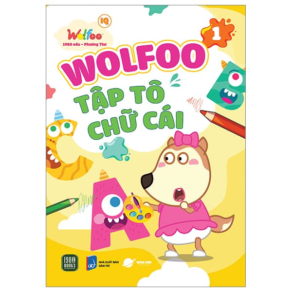 Sách Wolfoo IQ - Wolfoo Tập Tô Chữ Cái - Tập 1