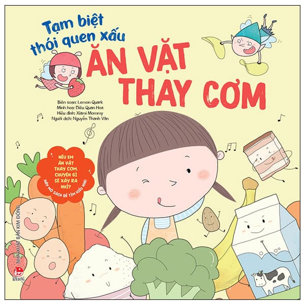 Sách Tạm Biệt Thói Quen Xấu - Ăn Vặt Thay Cơm - Lemon Quark