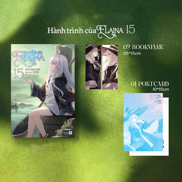 Sách Hành Trình Của Elaina - Tập 15 - Tặng Kèm 1 Postcard + 2 Bookmark - Jougi Shiraishi