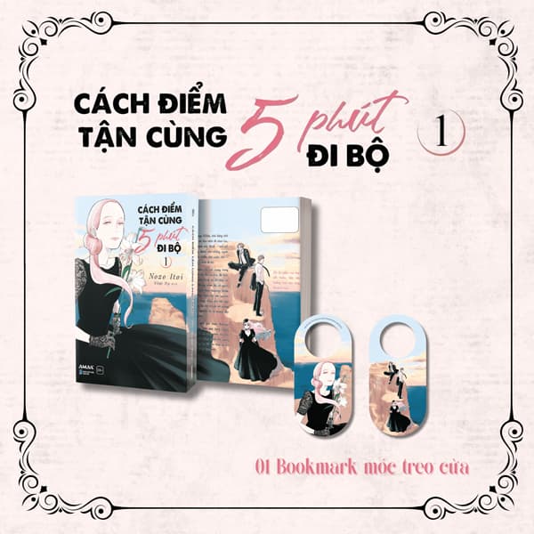 Truyện Tranh Cách Điểm Tận Cùng 5 Phút Đi Bộ - Tập 1 - Tặng Kèm Bookm - Di Di