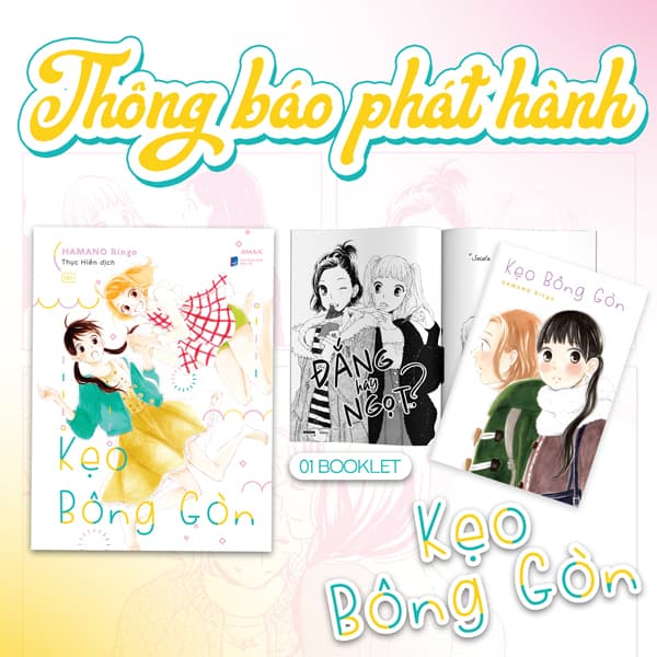 Truyện Tranh Kẹo Bông Gòn - Tặng Kèm Booklet - Hamano Ringo