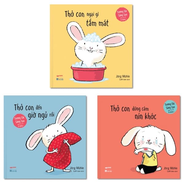 Sách Bộ Sách Tương Tác - Thỏ Con Tương Tác, Sáng Tạo - Jörg Mühle