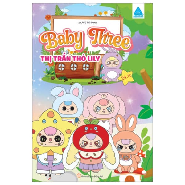 BabyThree Sách Tô Màu Thị Trấn Thỏ Lily - @LANT