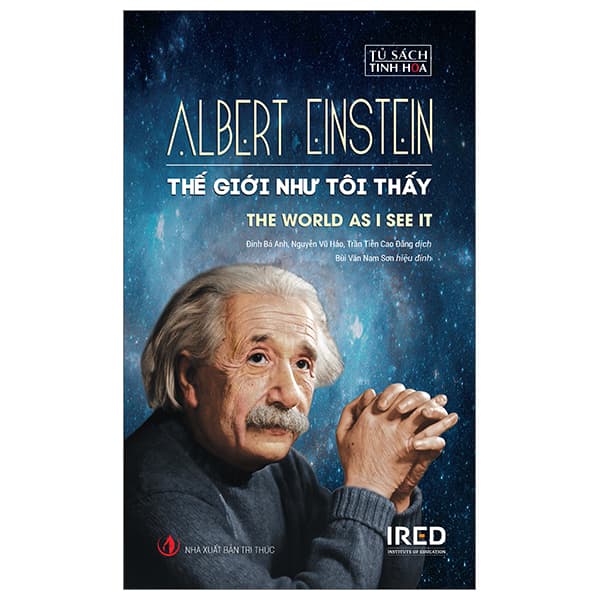 Sách Thế Giới Như Tôi Thấy - The World As I See It - Bìa Cứng - Albert Einstein