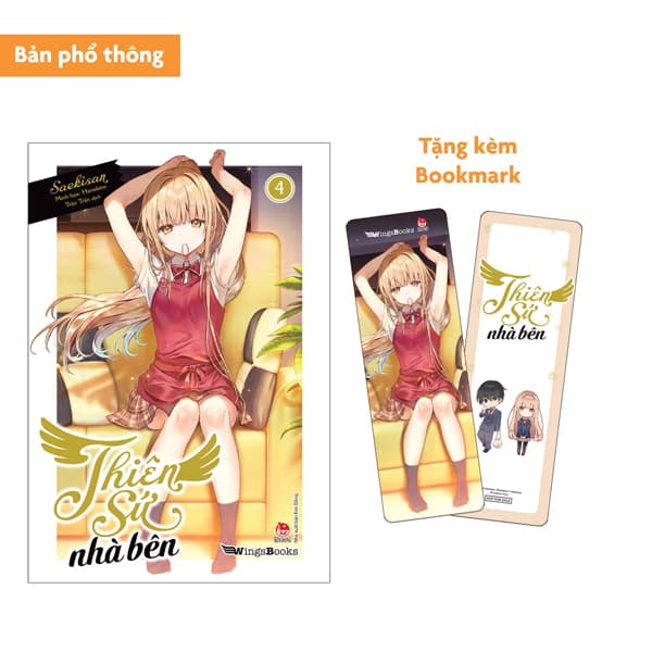 Sách [Light Novel] Thiên Sứ Nhà Bên - Tập 4 - Tặng Kèm Bookmark - Saekisan