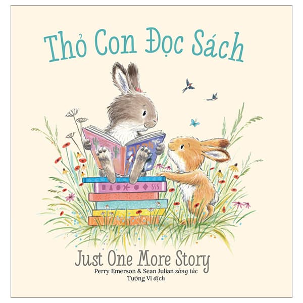 Sách Thỏ Con Đọc Sách - Just One More Story - Perry Emerson