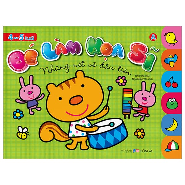 Sách Bé Làm Họa Sĩ - Những Nét Vẽ Đầu Tiên - 4~5 Tuổi - Tập A