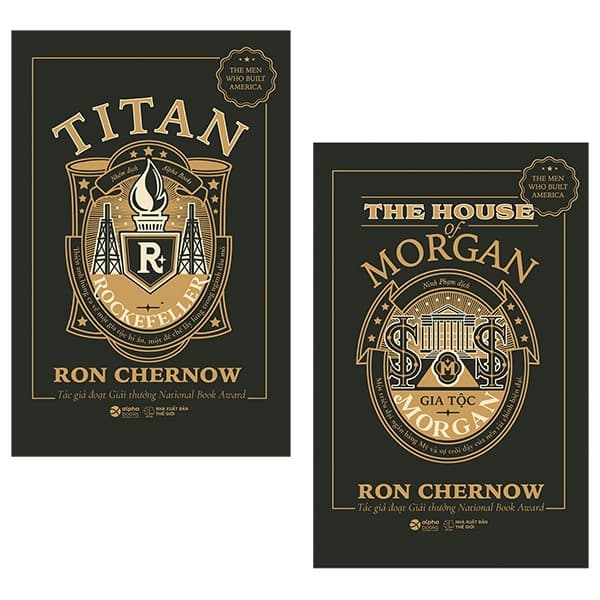Sách Combo Gia Tộc Morgan + Titan - Gia Tộc Rockefeller (Bộ 2 Cuốn) - Ron Chernow