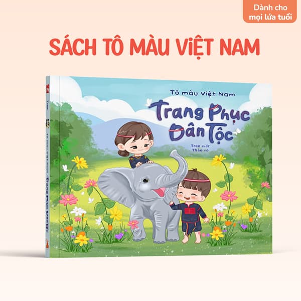 Sách Tô Màu Việt Nam - Trang Phục Dân Tộc
