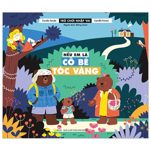Sách Trò Chơi Nhập Vai - Nếu Em Là Cô Bé Tóc Vàng - Coralie Saudo