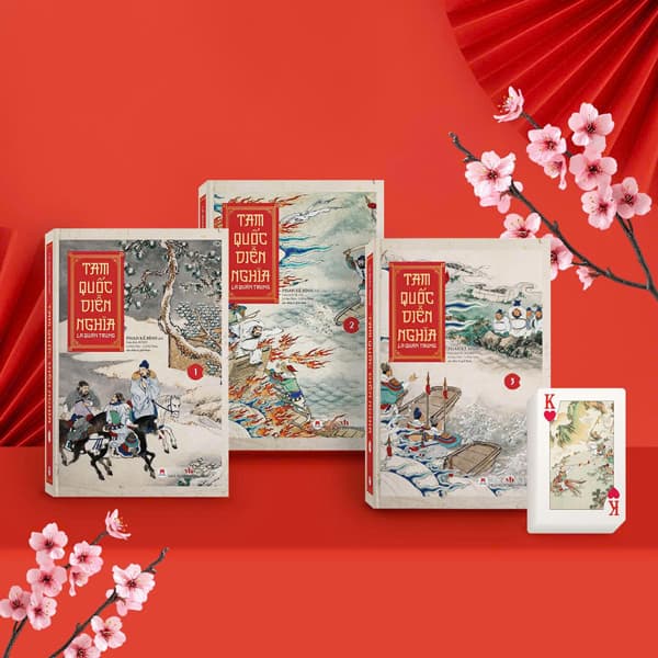 Sách Bộ Sách Tam Quốc Diễn Nghĩa (Bộ 3 Tập) - Bìa Cứng - Tặng Kèm B� - La Quán Trung