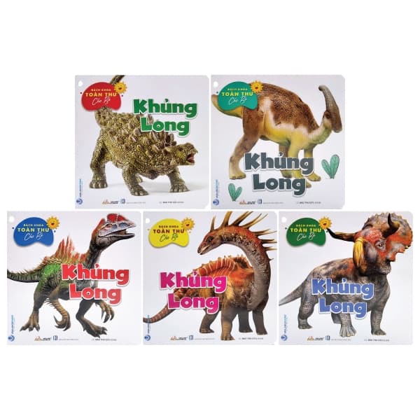 Sách Bộ Bách Khoa Toàn Thư Cho Bé - Khủng Long (Bộ 5 Cuốn) - Bảo Thư