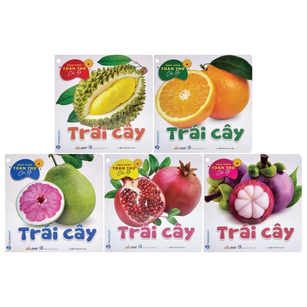 Sách Bộ Bách Khoa Toàn Thư Cho Bé - Trái Cây (Bộ 5 Cuốn) - Bảo Thư