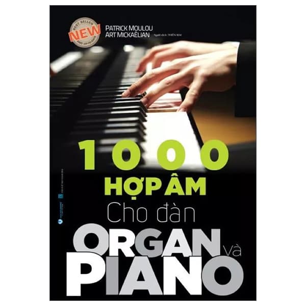 Sách 1000 Hợp Âm Cho Đàn Organ Và Piano (Tái Bản 2024) - Patrick Moulou