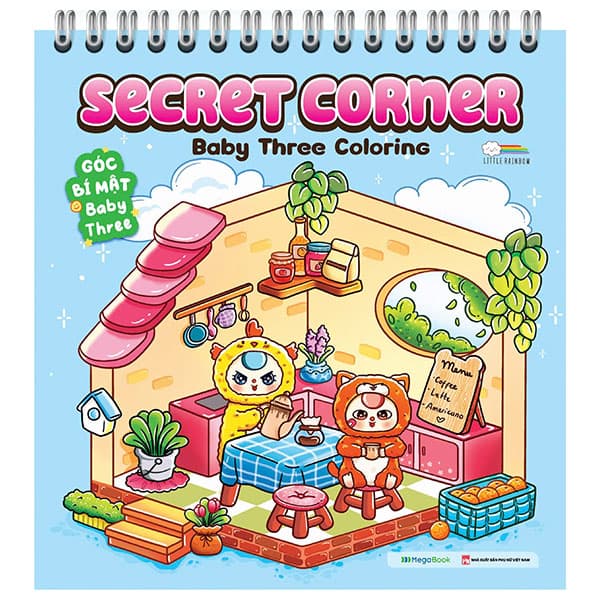 Sách Secret Corner - Baby Three Coloring - Góc Bí Mật Baby Three