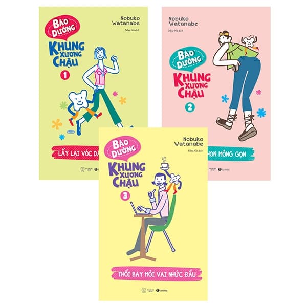 Sách Combo Bảo Dưỡng Khung Xương Chậu (Bộ 3 Cuốn) - Nobuko Watanabe