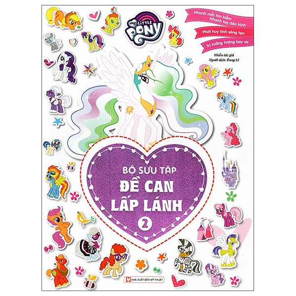 Sách My Little Pony - Bộ Sưu Tập Đề Can Lấp Lánh - Tập 2 (Tái Bản 2025 - Làn