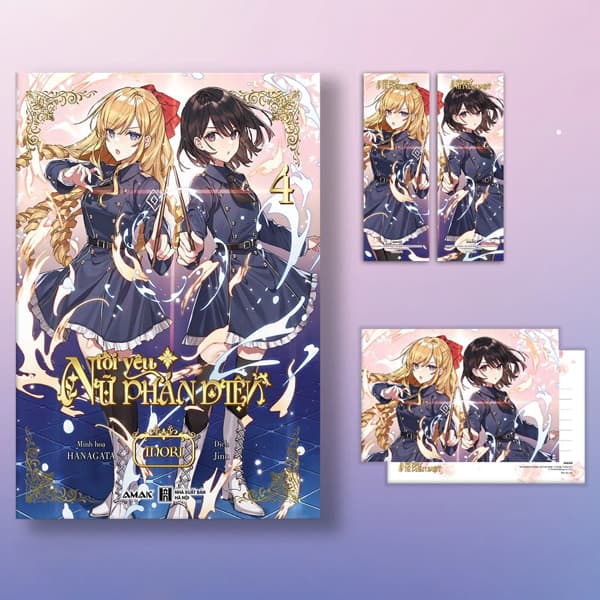 Sách [Light Novel] Tôi Yêu Nữ Phản Diện - Tập 4 - Tặng Kèm Bookmark + Pos - Inori Narou