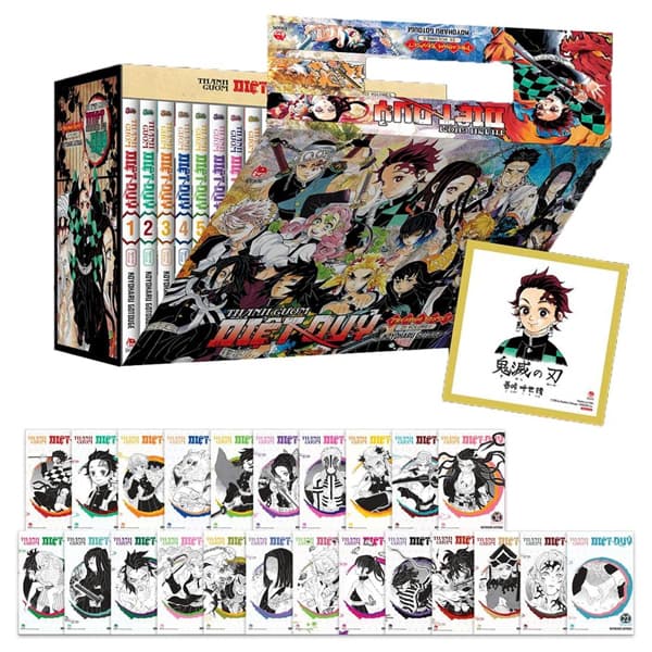 Truyện Tranh Premium Boxset Thanh Gươm Diệt Quỷ - Kimetsu No Yaiba (Hộp 23 T� - Thanh Thanh