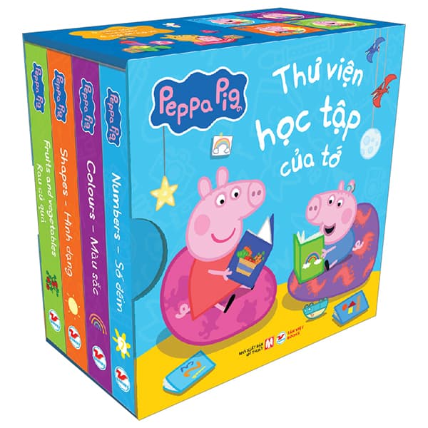 Sách Boxset Peppa Pig - Thư Viện Học Tập Của Tớ (Hộp 4 Cuốn)