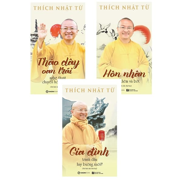 Sách Combo Sách Tác Giả Thích Nhật Từ (Bộ 3 Cuốn) - Tái Bản 2019 - Thích Nhật Từ