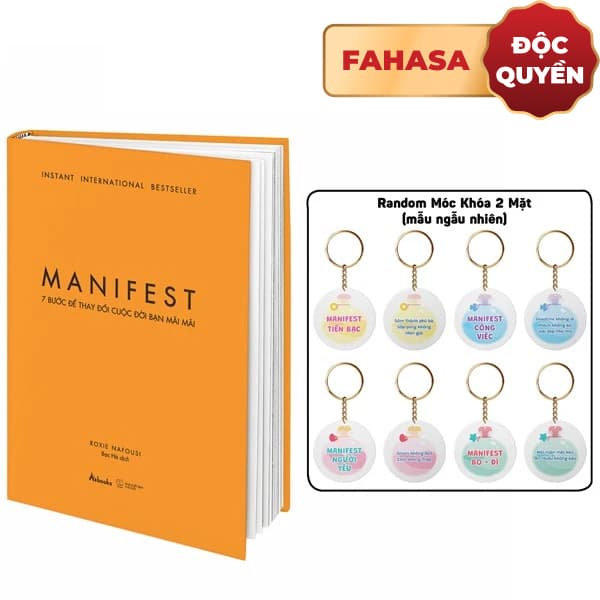 Sách Manifest - 7 Bước Để Thay Đổi Cuộc Đời Bạn Mãi Mãi - Bìa Cứn - Roxie Nafousi